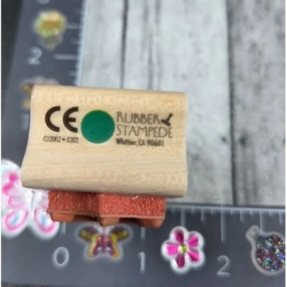 Rubber Stampede Primitive Lizard A2214C 2002 Rubber Stamp Wood #N64